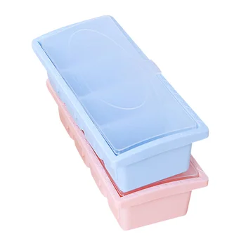 

2pcs Kitchen Seasoning Boxes 4 Compartments Condiment Cases Dressing Storage Container for Home Restaurant