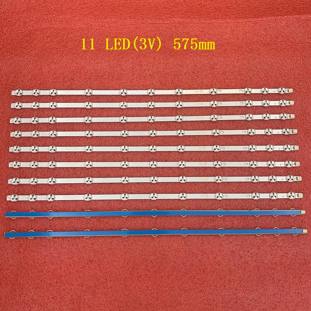 10 шт./лот 11LED светодиодные ленты для 17DLB32NER1 32 NDV LG Sharp 32D1334DB LC32LD145K VES315WNDL 01 VES315WNDS 2D R02