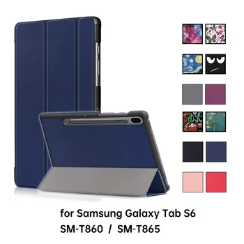 

For Samsung Galaxy Tab S6 protection leather cover SM-T860 SM-T865 Protective case for Samsung Galaxy Tab 10.5 inch protective