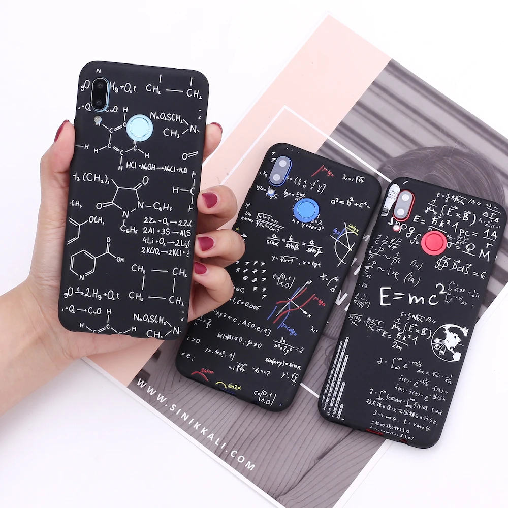 Силиконовый чехол для телефона Samsung S8 S9 S10 S10e S20 Plus Note 8 9 10 A7 A8 Physics Chemical Mathematics Science