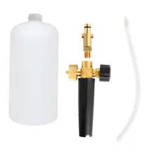 1Л Мойка под давлением, мойка для снега, моющее средство, бутылка, насадка, подходит для серии Gerni, мойка для автомобиля, авто инструменты