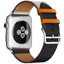 

Suitable for Apple 7/6/5/4/SE Generation PU Leather Watch Strap Fashion Her mès PU Watch Strap Watch Band
