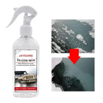 

100ml Car Windshield Deicer Automobile Deicing Agent Rapid Thawing Antifreeze Agent For Glass Window Rearview Mirror