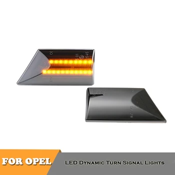 

LED sequential blinker side marker indicator turn signal lights For Opel Vectra C Signum Car styling
