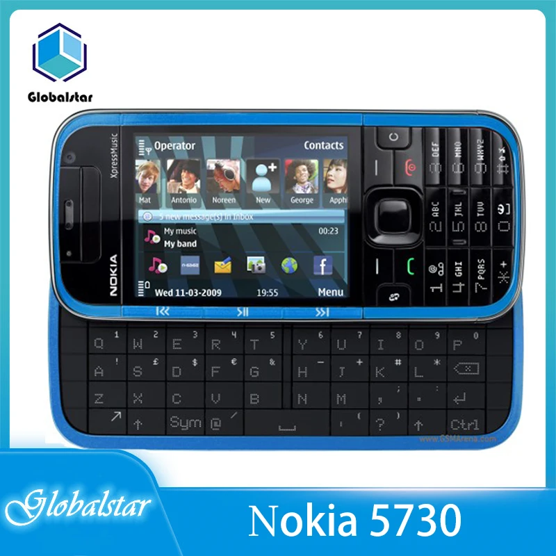 Nokia 5730 Refurbished Original XpressMusic phone unlocked quad band FM Radio GSM Symbian cellphone | Мобильные телефоны и