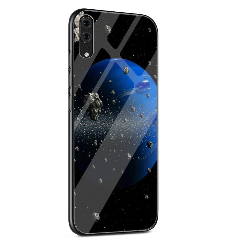 G10 Чехол для телефона, стекло для huawei P30 P20 P10 Honor 10 8X Y6 Y9 mate 20 Lite Pro P Smart Cover Fantasy Nebula Space Вселенная, звезды - Цвет: G10