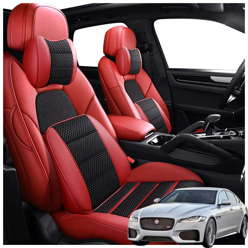 5 Seats Auto Customized Car Seat Covers Products For Jaguar XF 2008
