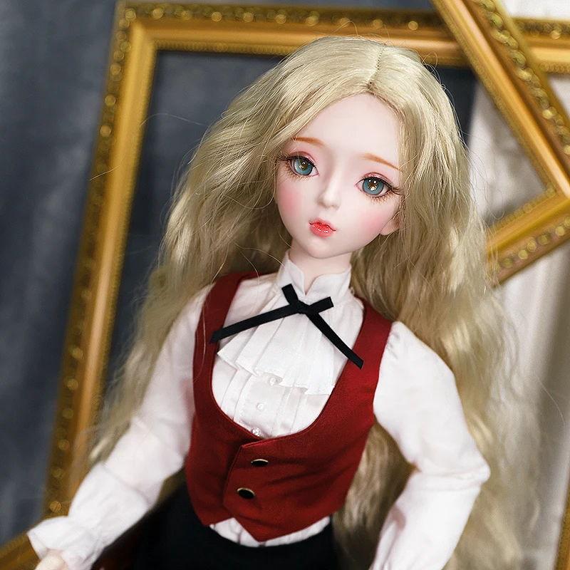 

1/3 BJD doll 62cm Magician Suit joint body doll Body,Including With makeup and hair,eyes,clothes 62cm height girls ICY,SD