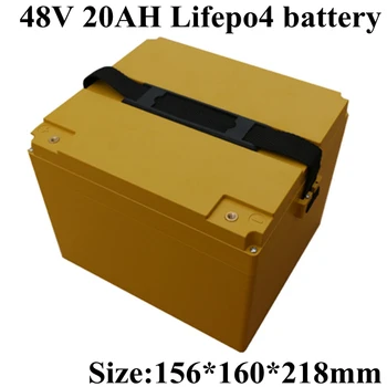 

Rechargeable 16S 32700 48v 20ah Lifepo4 Li Ion Battery Pack for Electric Motorcycle 250W 300W Electric Bike Scooter+ 3A Charger