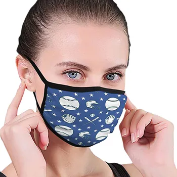 

facemask maske Fashion Printing Dustproof Windproof Fog Haze Can Put Filter face maskswashable and reusable facemask maske