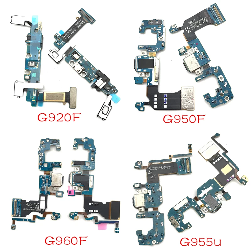 

USB Connector Charge Port Flex For Samsung S6 S7 Edge S8 S9 Plus G920F G925F G930F G935F G950F G950U G960F G960U G965F G965U