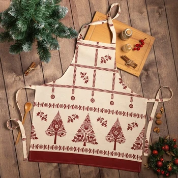 

Apron "Dolyana" Merry Christmas 60x65cm, 100% cotton, matting 164 g / m2 4980256