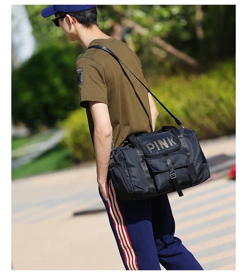 Sports Gym Bag Women's Yoga Bag Wet And Dry Separation Shoes Swimming Training Package Men's Cylinder Short Trip Hand Travel Bag