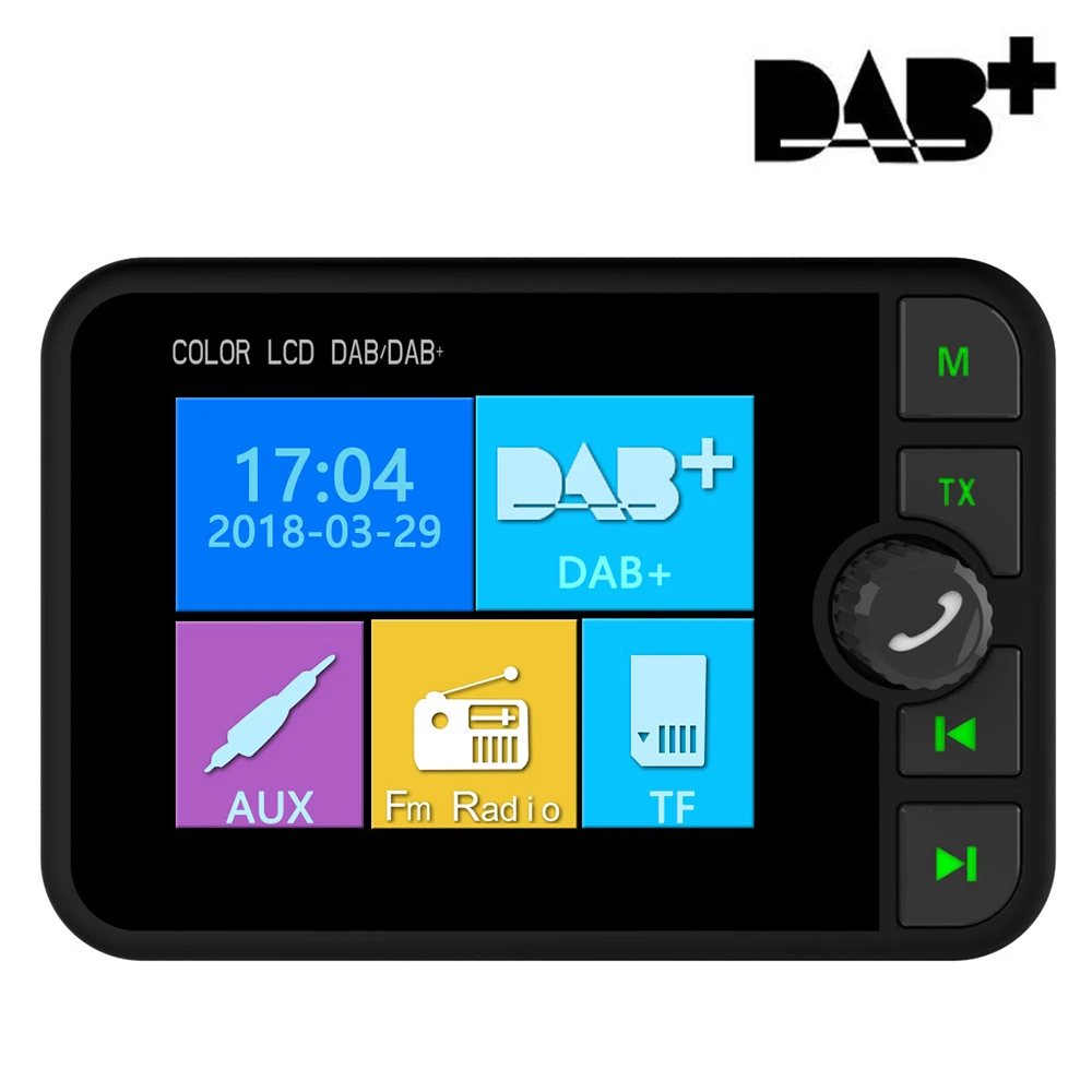Universal DAB Radio Receiver Bluetooth FM Transmitter Car DAB+ Turner