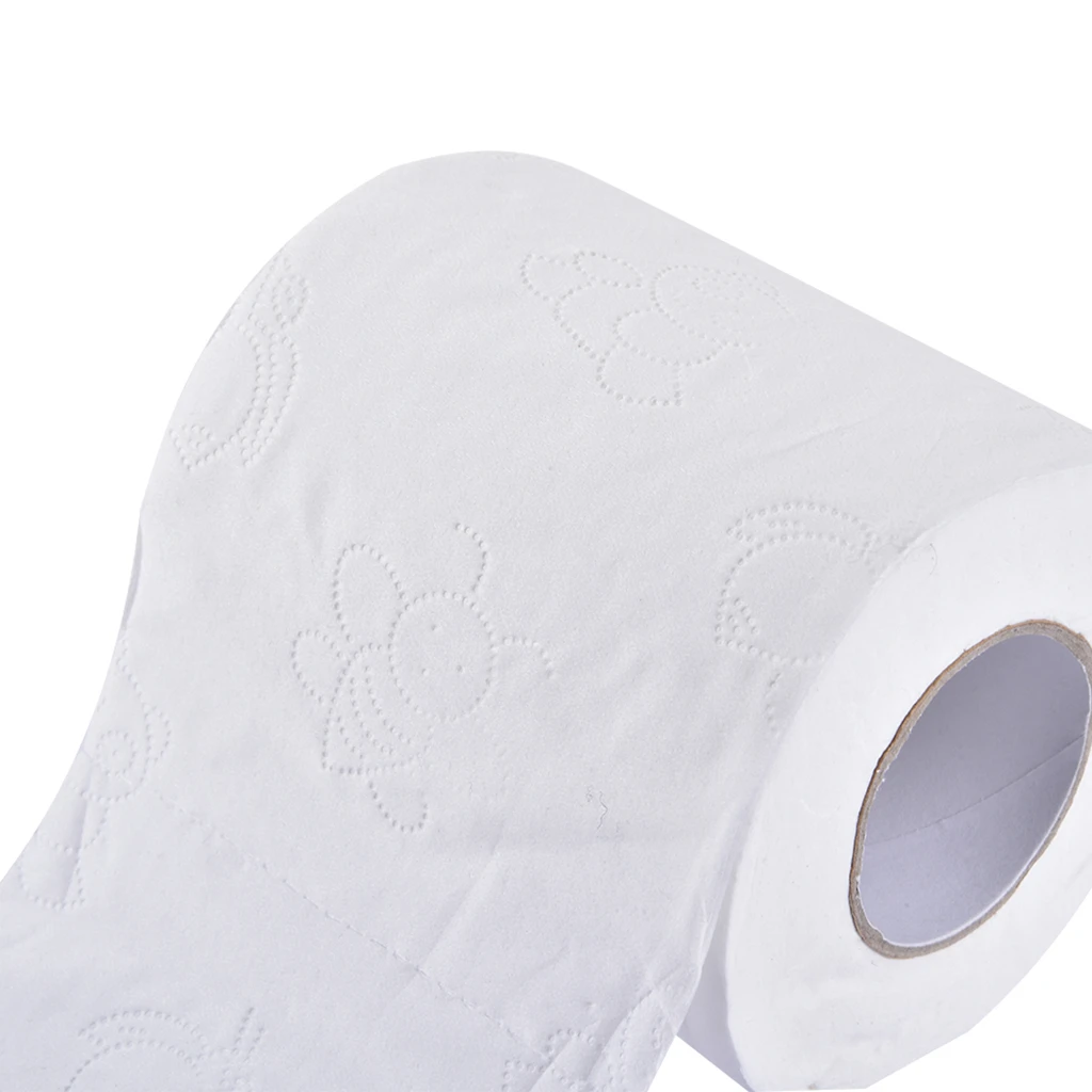 10 Rolls Toilet Paper Super Soft Clean Feel Toilet Paper Household Three-Layer Paper Towel Replacement 