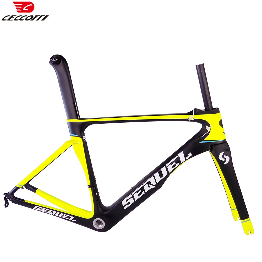 New Model Carbon Road Bike Frame T1000 Carbon Frame Pf30 Bsa 68mm