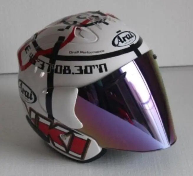 ARAI новые мотоциклетный шлем для гонок шлем для верховой езды половина шлем обувь для мужчин и женщин Защита от солнца защитное оборудование - Цвет: 2