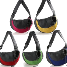 Щенок собака перевозчик сумка передняя внешняя дорожная сумка Оксфорд удобные мягкие сетчатый Слинг Сумка через плечо перевязь для небольших, верхняя одежда для детей с рисунком собаки кошки