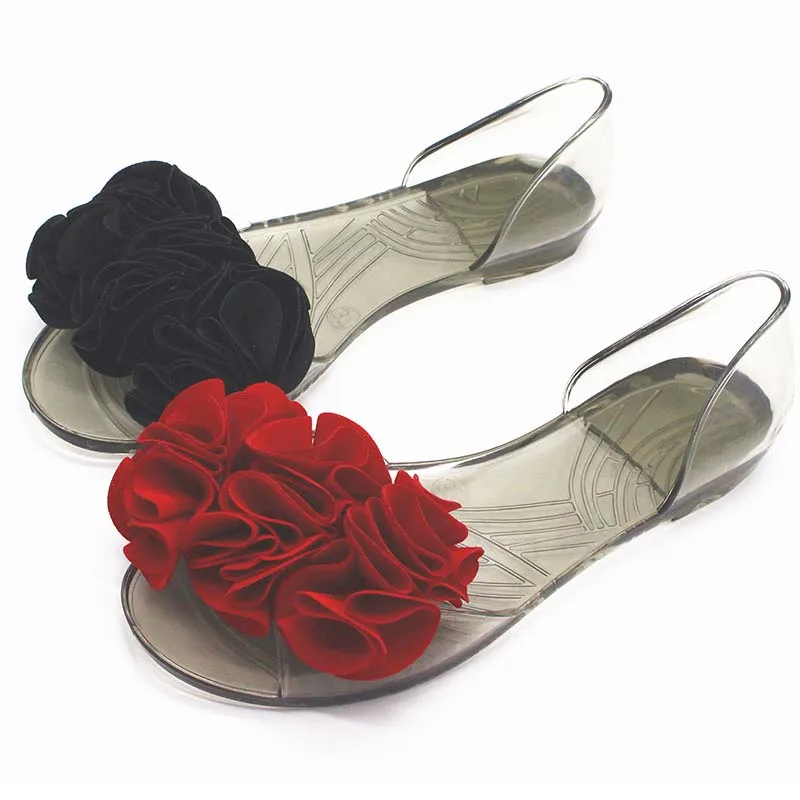 Shoes For Women Sandals 2020 Fashion Sexy Sandals Jelly shoes Women Beach Fish mouth Flat Crystal shoes Female Chaussures Femme