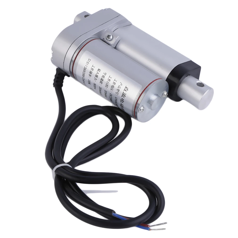 

New DC 24V 20mm/50mm/100mm Multi-function Linear Actuator Motor Stroke Heavy Duty BEST No-Load Speed High Quality