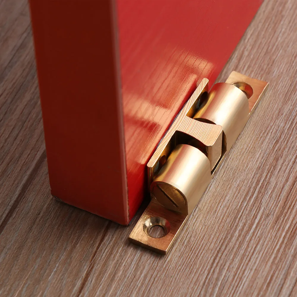 Cabinet Door Stop Brass Door Stop Lock Buckle Cupboard Roller Catch