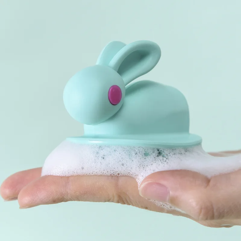 Baby Bath Brush cute Rabbit Shampoo Massage Brush Hairdressing Supplies Baby Shampoo Comb Massage hair brush comb,baby hair comb