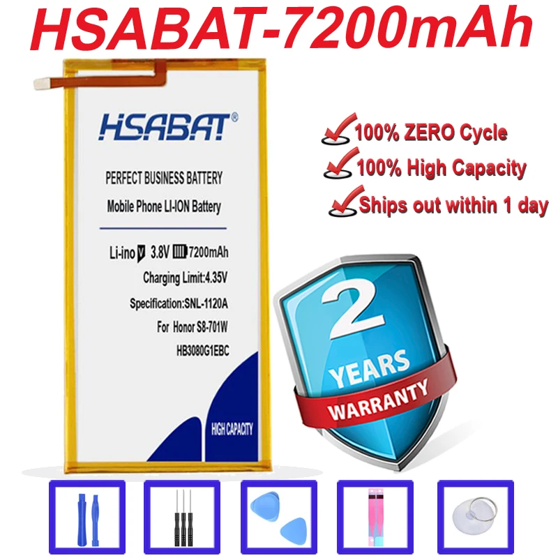 Аккумулятор HB3080G1EBC HB3080G1EBW 7200 мАч 8 0 дюйма | Мобильные телефоны и аксессуары