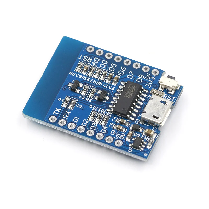 D1 Mini ESP8266 ESP 12 CH340G CH340 V2 USB WeMos макетная плата NodeMCU Lua IOT 3 В с контактами|Запасные