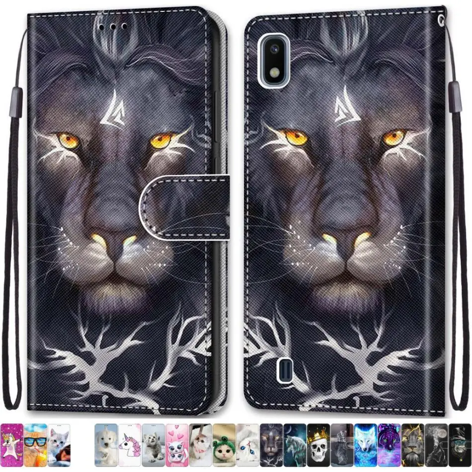 Кожаный флип чехол Funda милый модный для телефона huawei Y3 2017 Y5 II Y6 2018 Y7 2019 Y9