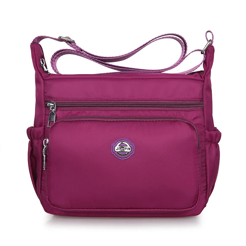 

2019 Shoulder Bag Women's Bag Cross-body Korean-style PVC Solid Color Square Bag Shoulder Bag Simple Change Diaper Bag Shoulder