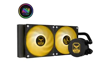 

ID-COOLING AURAFLOW 240 RGB Light Effects Integral Water Cooled CPU Cooler 240 Row Full Platform Buckle Includes AM4
