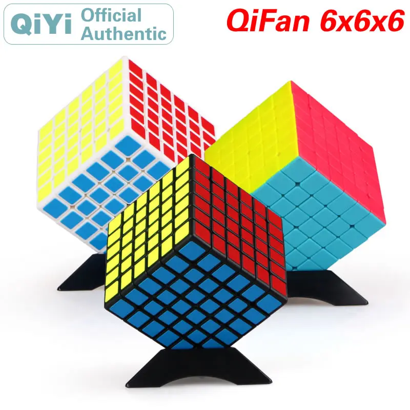 

QiYi QiFan S 6x6x6 Magic Cube 6x6 Speed Twisty Puzzle Brain Teaser Challenging Intelligence Educational Toys For Children