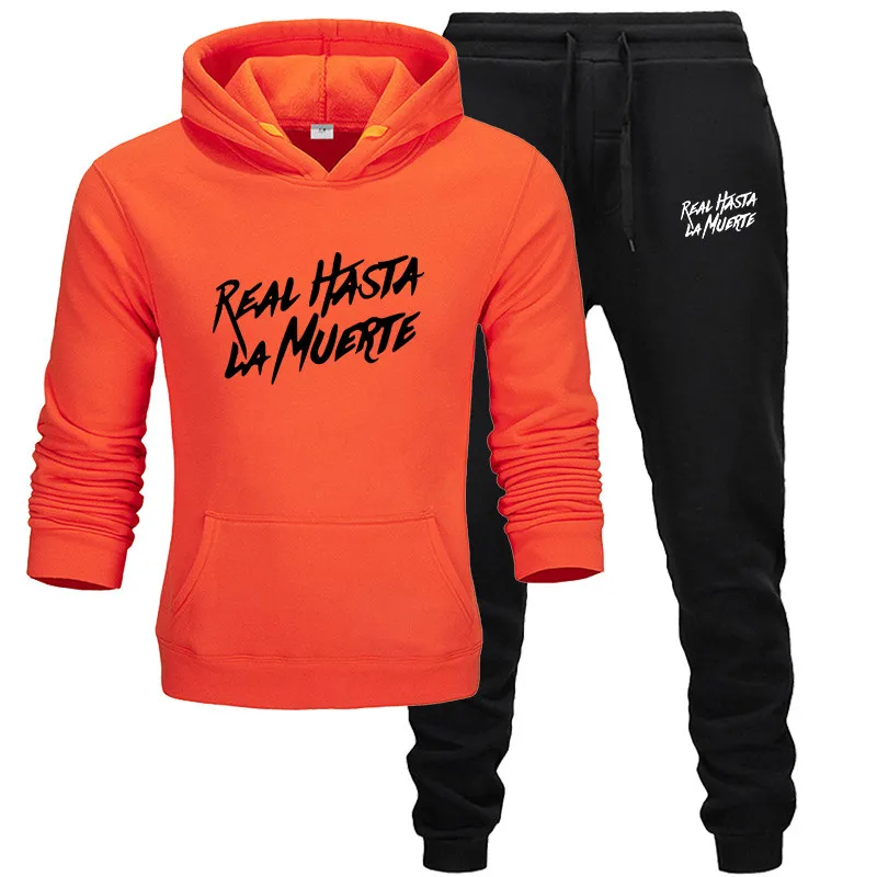 

New Sport Suit Hoodie Brand Hooded Men Casual Cotton Fall/Winter Warm Hoodies Sweatshirts Men's Casual Tracksuit Costume+pants