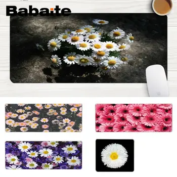 

Babaite New Designs Little Daisies Rubber Mouse Durable Desktop Mousepad Large Lockedge Mouse pad PC Computer mat