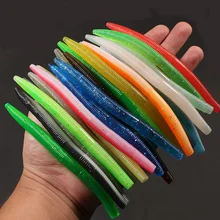 

10pcs leurre souple 13cm7.4g Lifelike Silicone bait flipper Bass Artificial Swimbaits