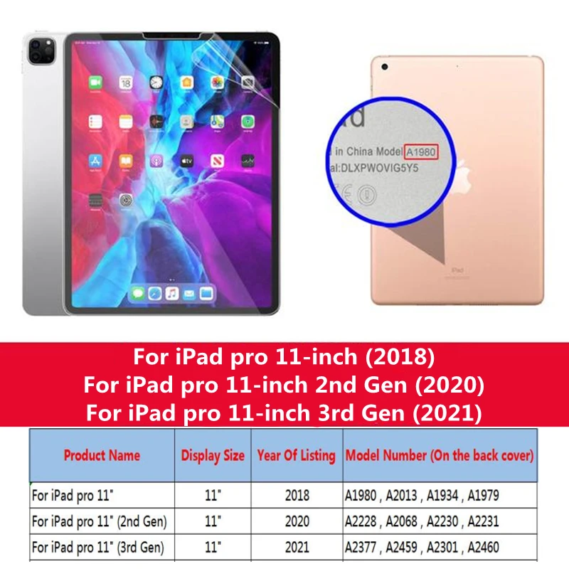 Paper Like PET Matte Write Painting Film Screen Protector For iPad 10.2 Pro 11 Air 5 4 10.9 Mini 3 4 5 6 9.7 10.5 2022 8th 9th 