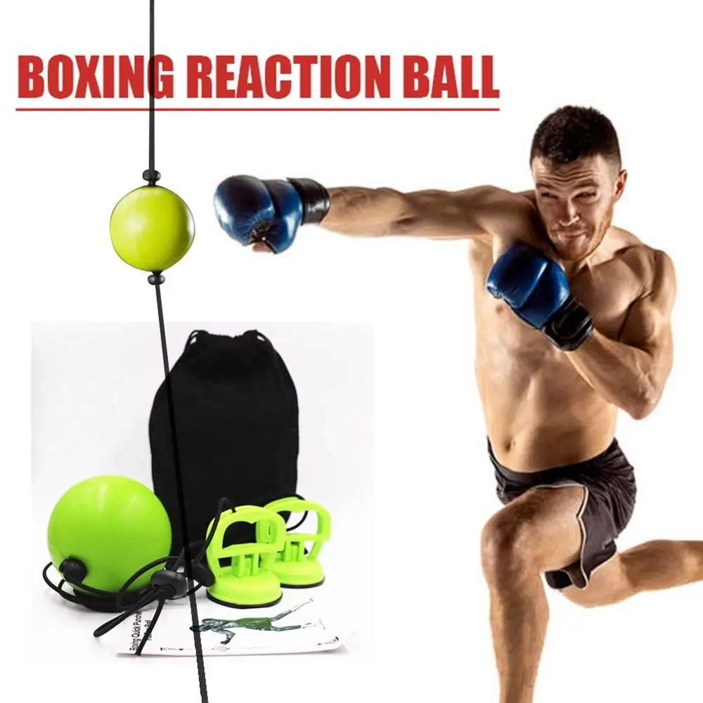 

Adjustable Suction Cup Boxing Reflex Speed Ball Hand Eye Reaction Training Punch Fight Ball Fitness Equipment Accessories