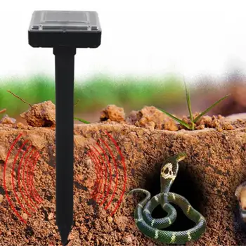 

Solar Powered Animal Repeller Ultrasonic Outdoor Waterproof Animal Repellent