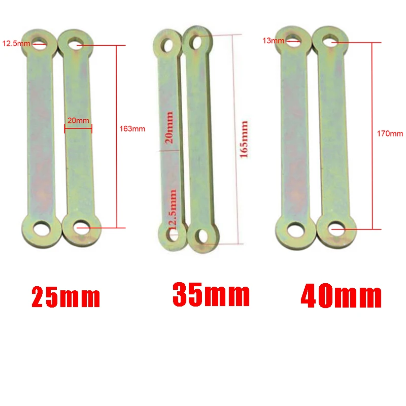 Jack Up Kit 25mm Lowering Kit Dog Bones Suspension Linkages for Yamaha FZS1000 Fazer 0005 SV650