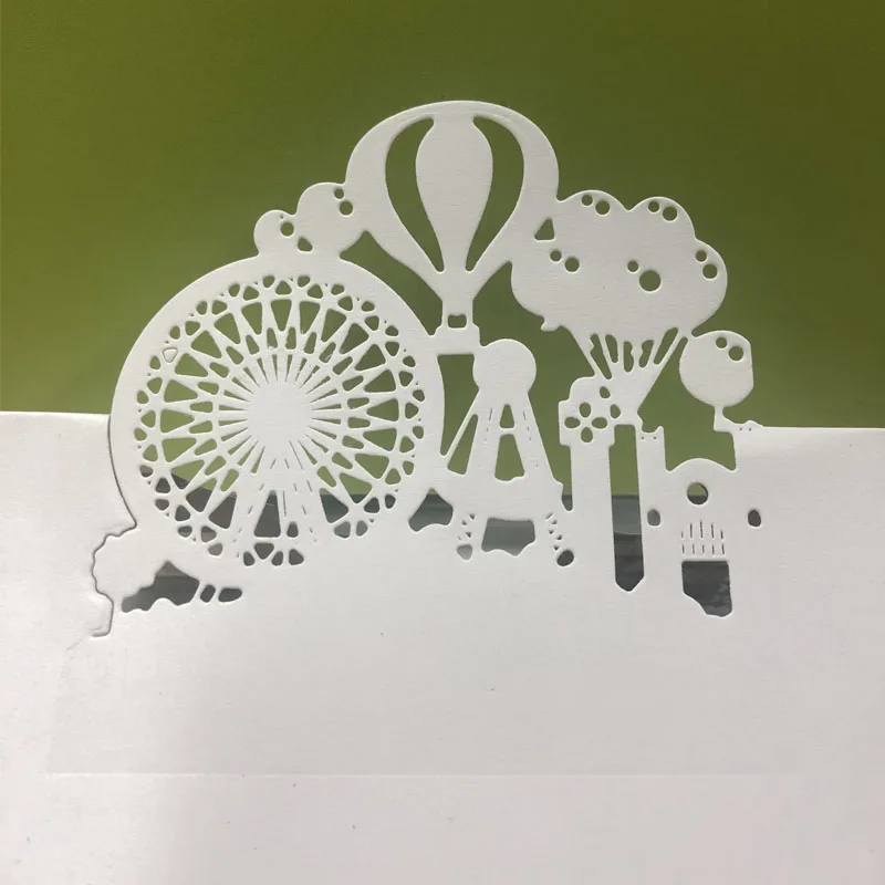 

Playground Castle Metal Cutting Dies Scrapbooking DIY Album Paper Card Decoration Craft Embossing Die Cuts