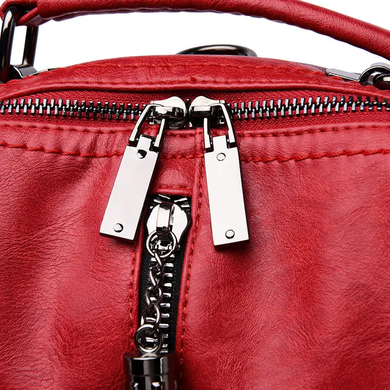Женский рюкзак, женский кожаный рюкзак высокого качества с несколькими карманами, школьные сумки для девочек-подростков, рюкзаки для путешествий