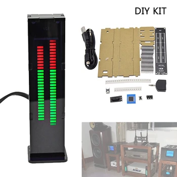

DIY AS30 30 Segment Stereo Music Spectrum Analyzer LED Level Display Kits VU Mete