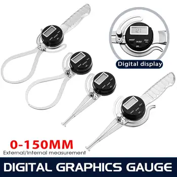 

Durable 6 Inch 150mm LCD Digital Electronic Caliper Gauge Measuring Tool Digital Electronic Gauge Inside Caliper Outside Caliper