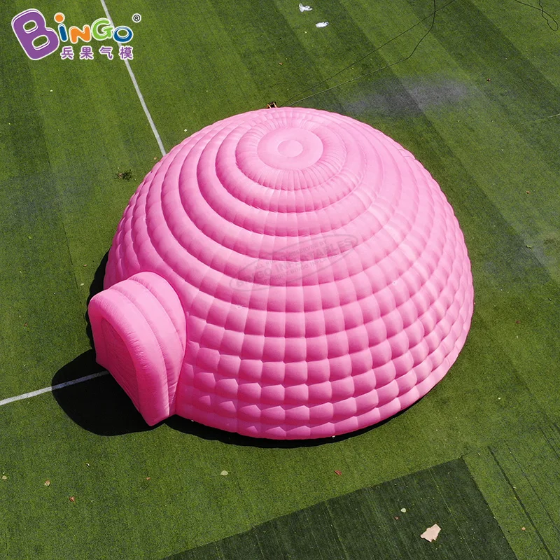 Free Shipping Customized 6x6x3.5 Meters Giant Pink Inflatable Dome Tent / Bubble Party With Blower Toys | Игрушки и хобби