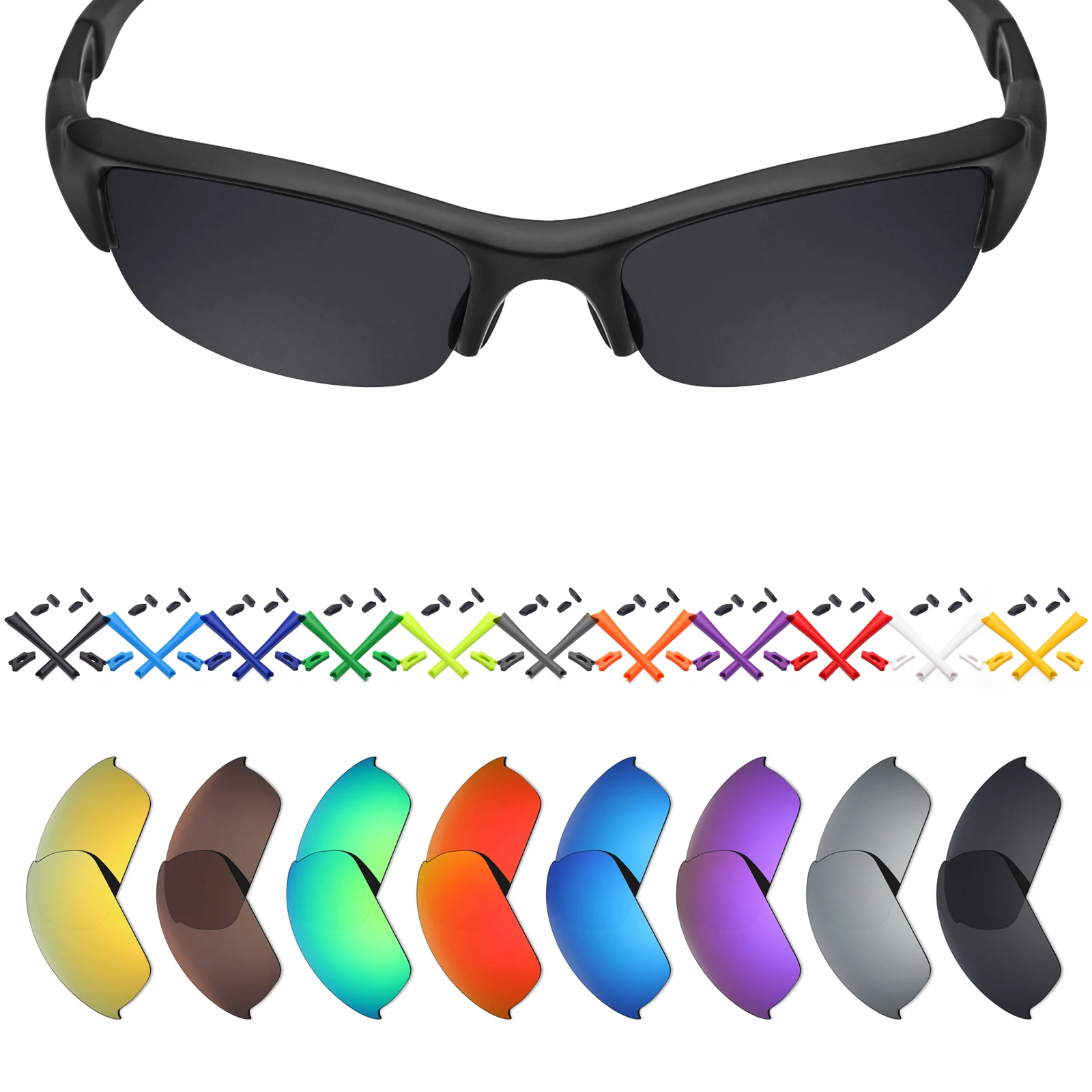 Mryok ПОЛЯРИЗОВАННЫЕ замены оптические линзы для Oakley Бронежилет солнечные очки к куртке линзы(срок службы линзы только)-несколько вариантов