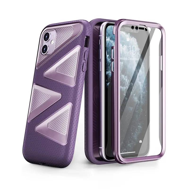 SUPCASE For iPhone 11 Case 6.1&quot (2019 Release) UB Maze Full-Body Premium Hybrid Protective Cover With Built-in Screen Protector |