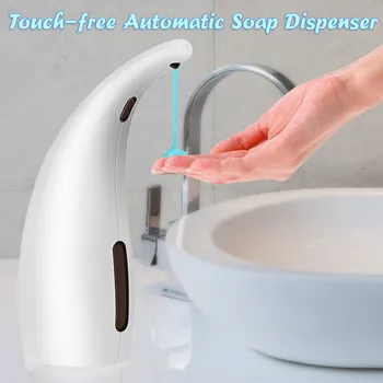 

300ml Touchless Handsfree Automatic Soap Dispenser Liquid Hand Wash Kitchen Bathroom Soothing Disinfectant Gel Soap Container