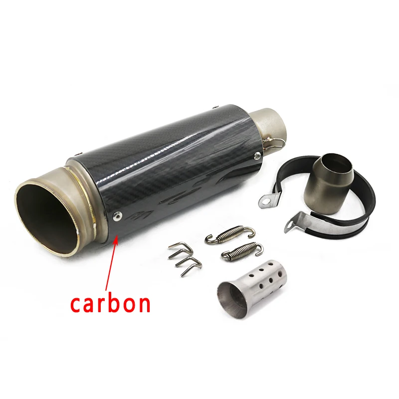 J 51MM 51 мм 60 мм Универсальный мотоцикл SC глушитель Escape Moto Dirt Bike скутер выхлоп дБ убийца ДЛЯ bws PCX 125 - Цвет: J 51MM