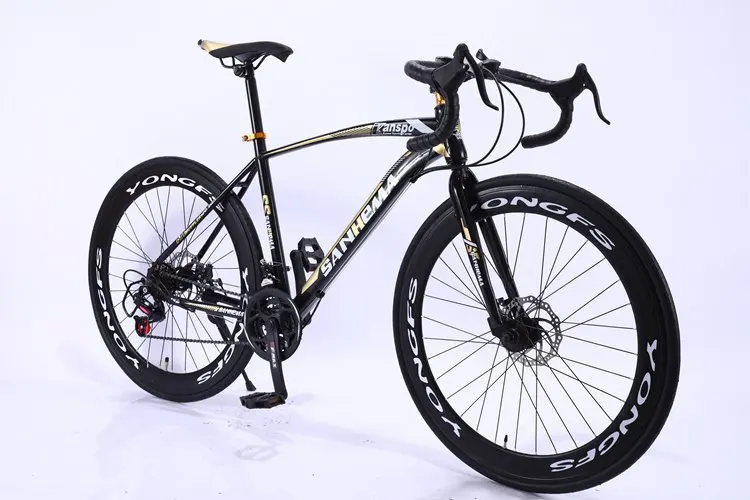 26-inch 60-knife Bend Bicycle Men and Women Road Race City Mountain Bike Variable Speed Dead Fly Double Disc Brake