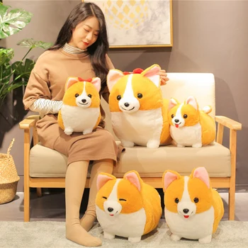 

Boxi 30/45/60cm Cute Chubby Dog Plush Doll Toys Soft Stuffed Kawaii Animal Doll Gift Toy For Children Kids Grownups Birthday